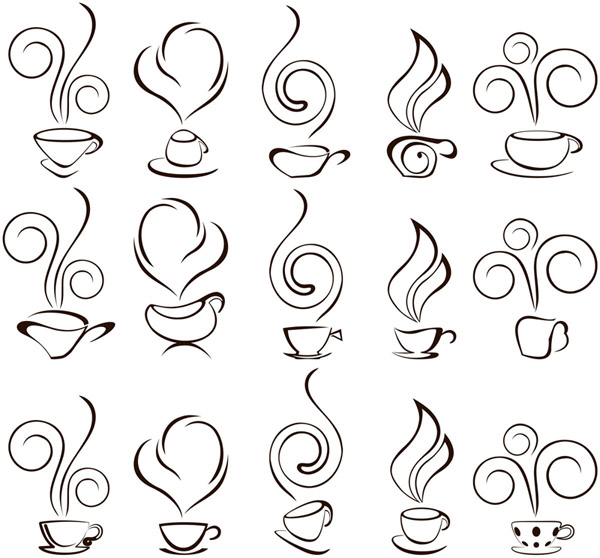free vector Abstract vector graphic 3 coffee